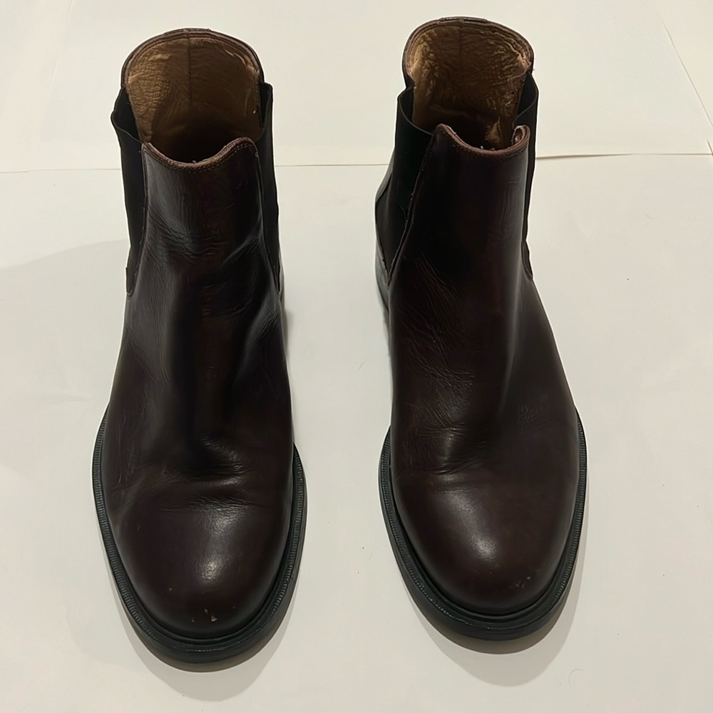 J Crew Leather Dress Boots Mens Size 11